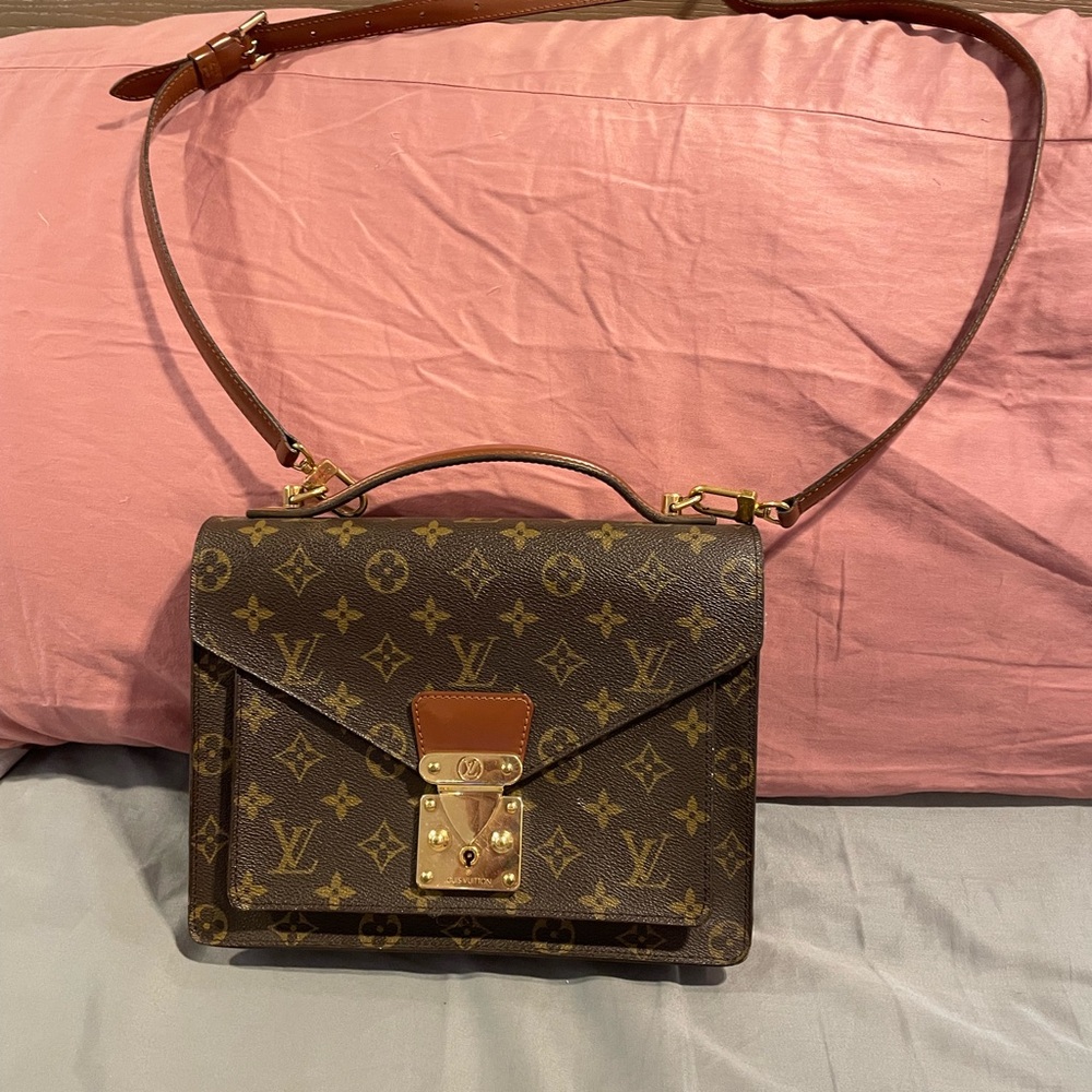 Louis Vuitton Brown Monogram Crossbody Bag